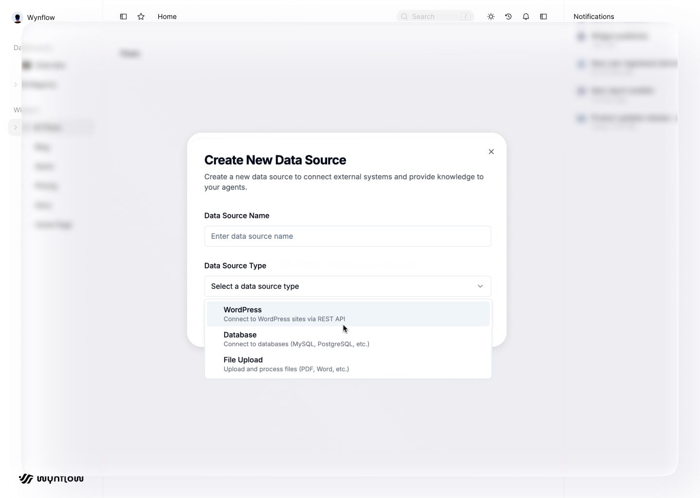 Data Sources Options
